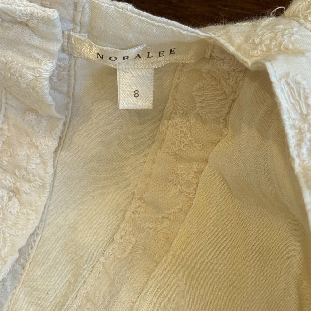 Noralee - Girls Cream Ruffle Rosemary Dress - Size: 8Y - Picture 5 of 9